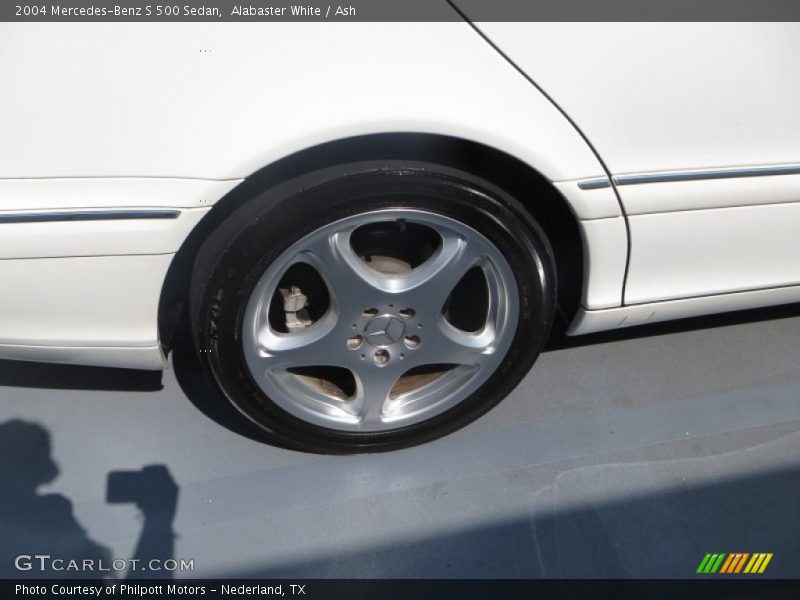 Alabaster White / Ash 2004 Mercedes-Benz S 500 Sedan
