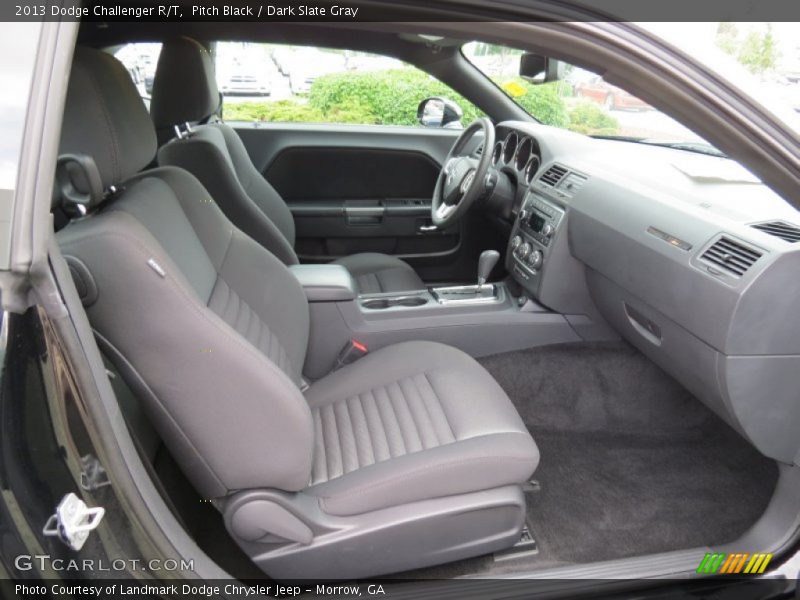 Pitch Black / Dark Slate Gray 2013 Dodge Challenger R/T
