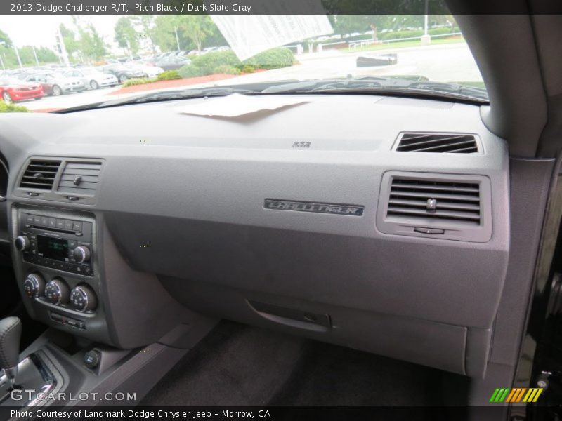 Pitch Black / Dark Slate Gray 2013 Dodge Challenger R/T