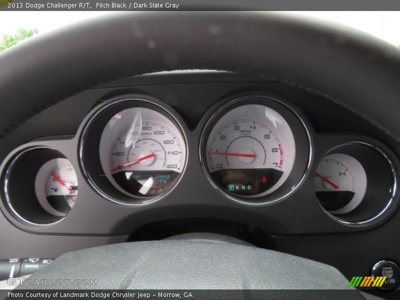 Pitch Black / Dark Slate Gray 2013 Dodge Challenger R/T