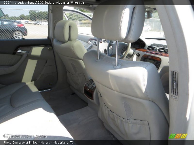Alabaster White / Ash 2004 Mercedes-Benz S 500 Sedan