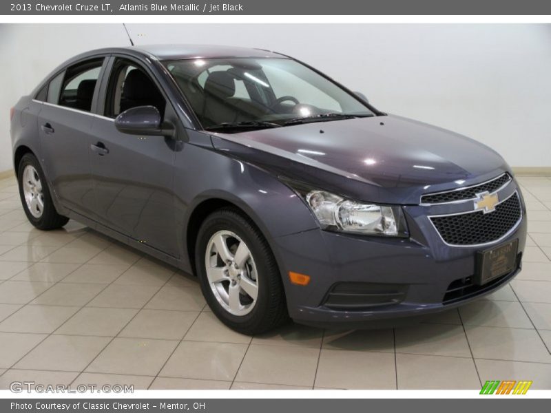 Atlantis Blue Metallic / Jet Black 2013 Chevrolet Cruze LT