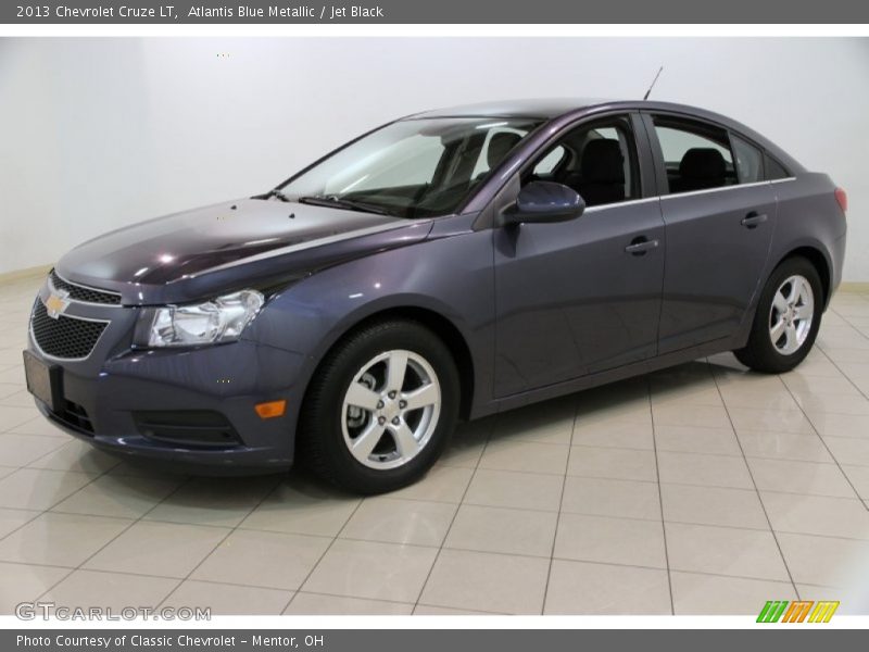 Atlantis Blue Metallic / Jet Black 2013 Chevrolet Cruze LT