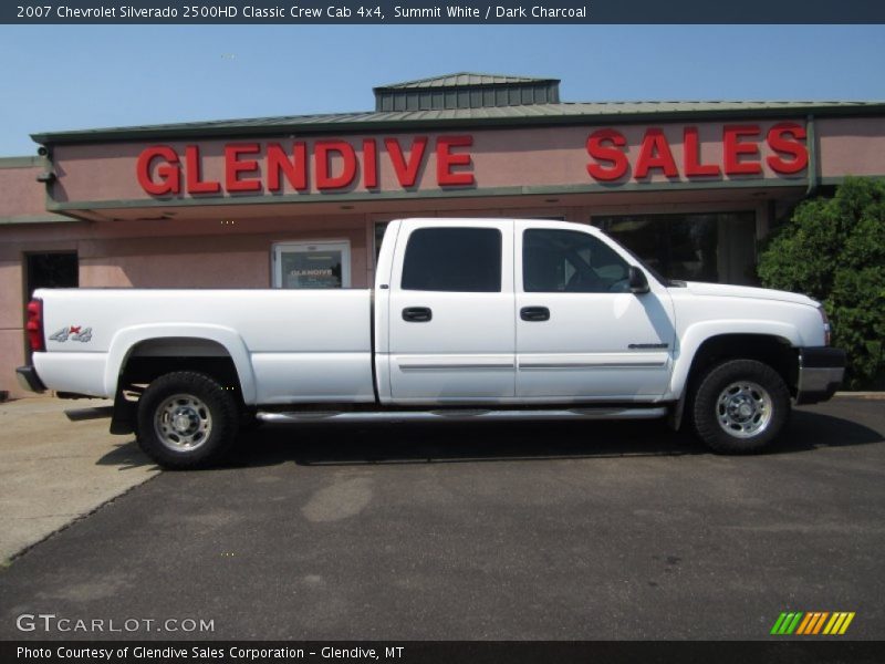Summit White / Dark Charcoal 2007 Chevrolet Silverado 2500HD Classic Crew Cab 4x4