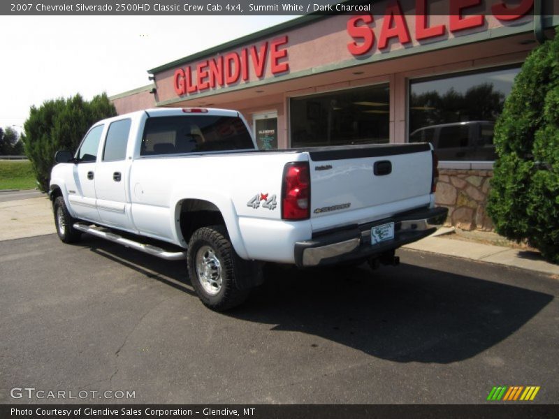 Summit White / Dark Charcoal 2007 Chevrolet Silverado 2500HD Classic Crew Cab 4x4