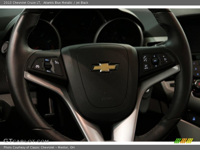 Atlantis Blue Metallic / Jet Black 2013 Chevrolet Cruze LT