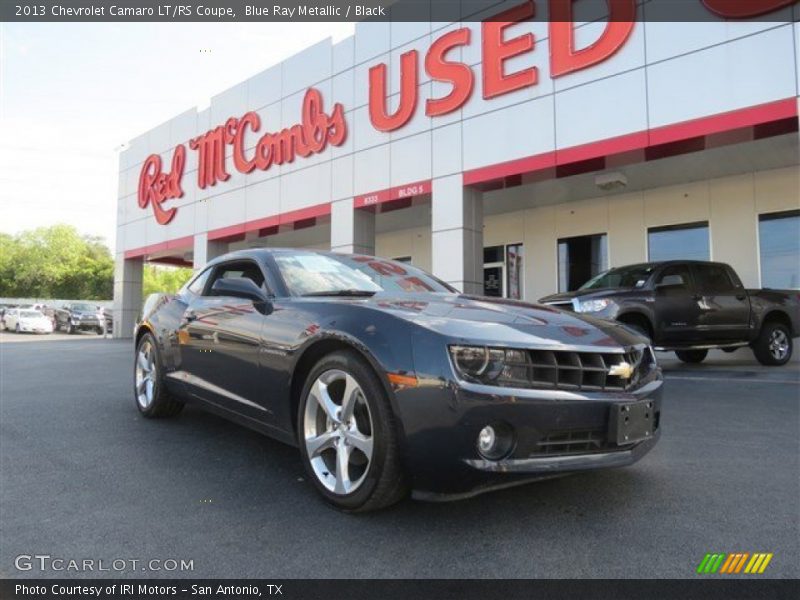 Blue Ray Metallic / Black 2013 Chevrolet Camaro LT/RS Coupe