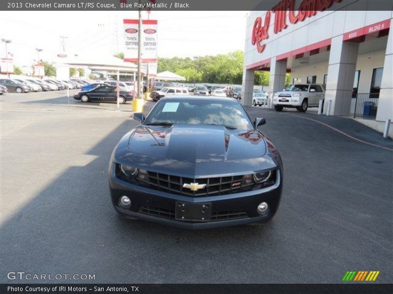Blue Ray Metallic / Black 2013 Chevrolet Camaro LT/RS Coupe