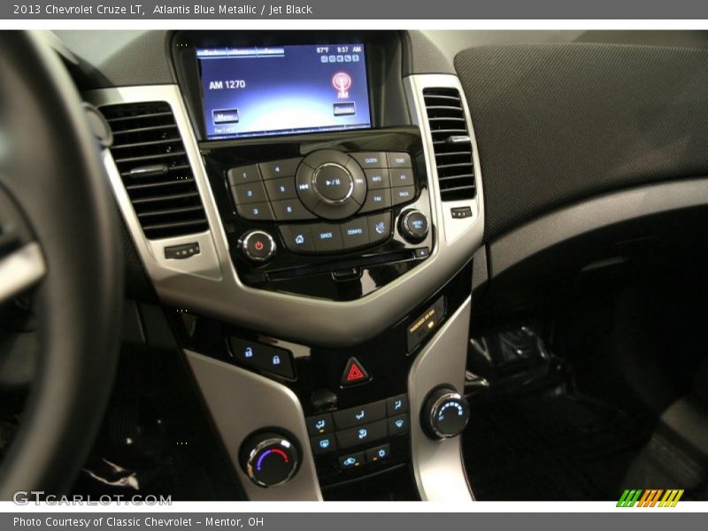 Atlantis Blue Metallic / Jet Black 2013 Chevrolet Cruze LT