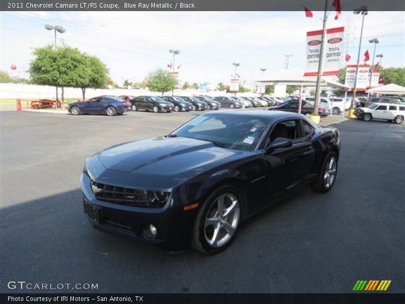 Blue Ray Metallic / Black 2013 Chevrolet Camaro LT/RS Coupe