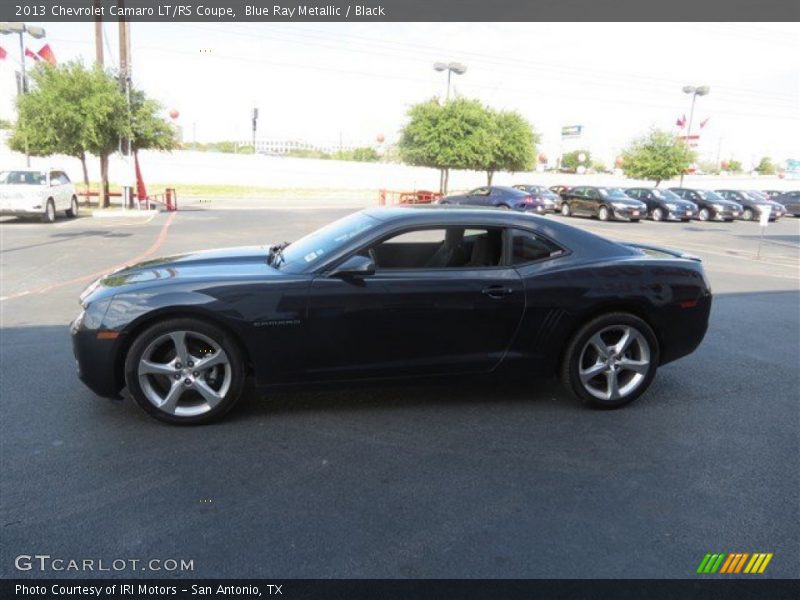 Blue Ray Metallic / Black 2013 Chevrolet Camaro LT/RS Coupe