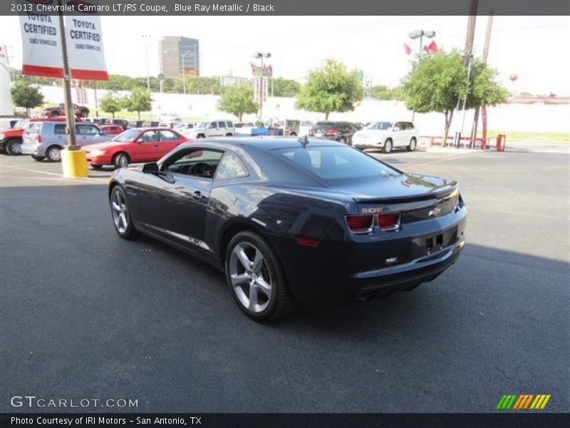Blue Ray Metallic / Black 2013 Chevrolet Camaro LT/RS Coupe
