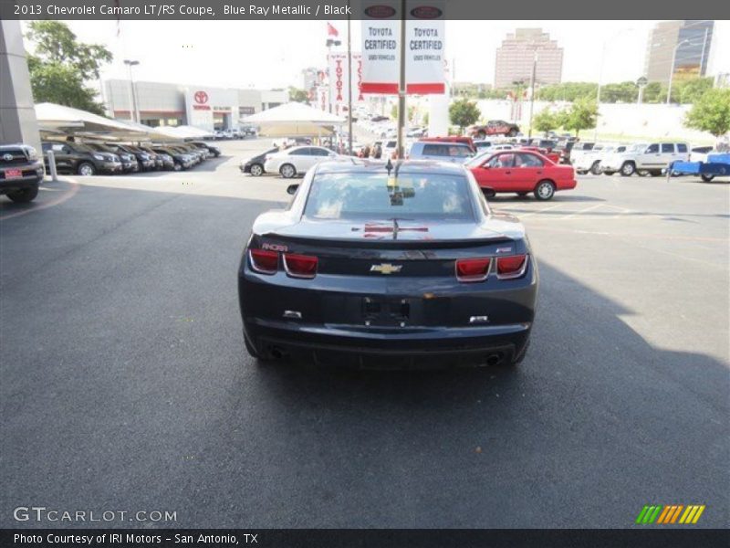 Blue Ray Metallic / Black 2013 Chevrolet Camaro LT/RS Coupe