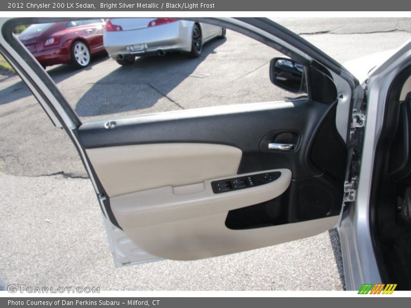 Bright Silver Metallic / Black/Light Frost 2012 Chrysler 200 LX Sedan