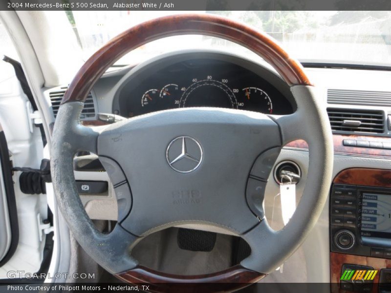 Alabaster White / Ash 2004 Mercedes-Benz S 500 Sedan