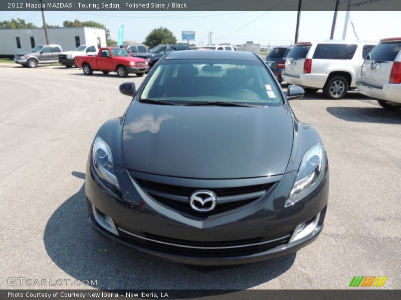 Polished Slate / Black 2012 Mazda MAZDA6 i Touring Sedan