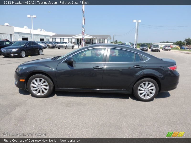 Polished Slate / Black 2012 Mazda MAZDA6 i Touring Sedan