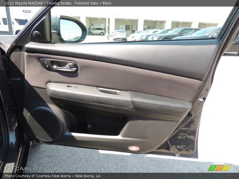 Polished Slate / Black 2012 Mazda MAZDA6 i Touring Sedan