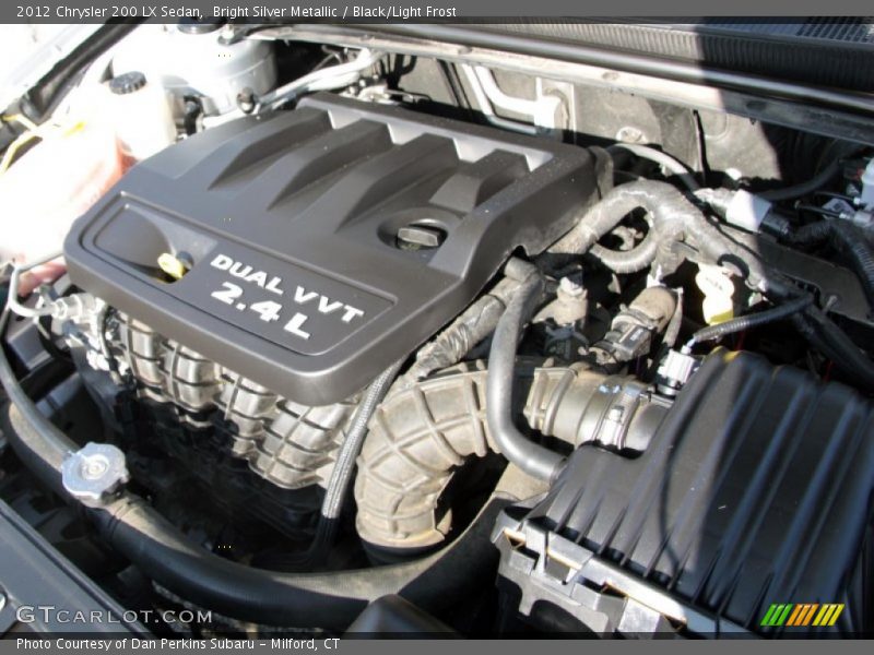 Bright Silver Metallic / Black/Light Frost 2012 Chrysler 200 LX Sedan