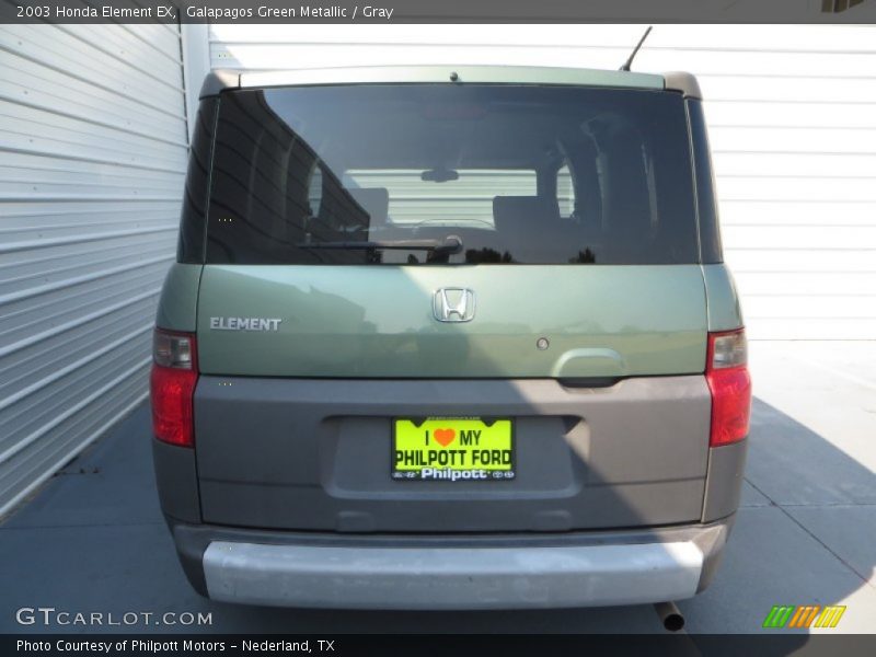 Galapagos Green Metallic / Gray 2003 Honda Element EX