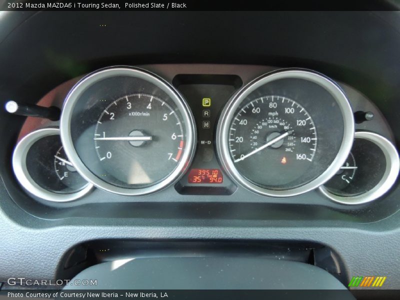 Polished Slate / Black 2012 Mazda MAZDA6 i Touring Sedan