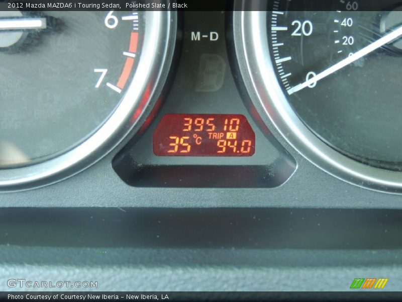 Polished Slate / Black 2012 Mazda MAZDA6 i Touring Sedan