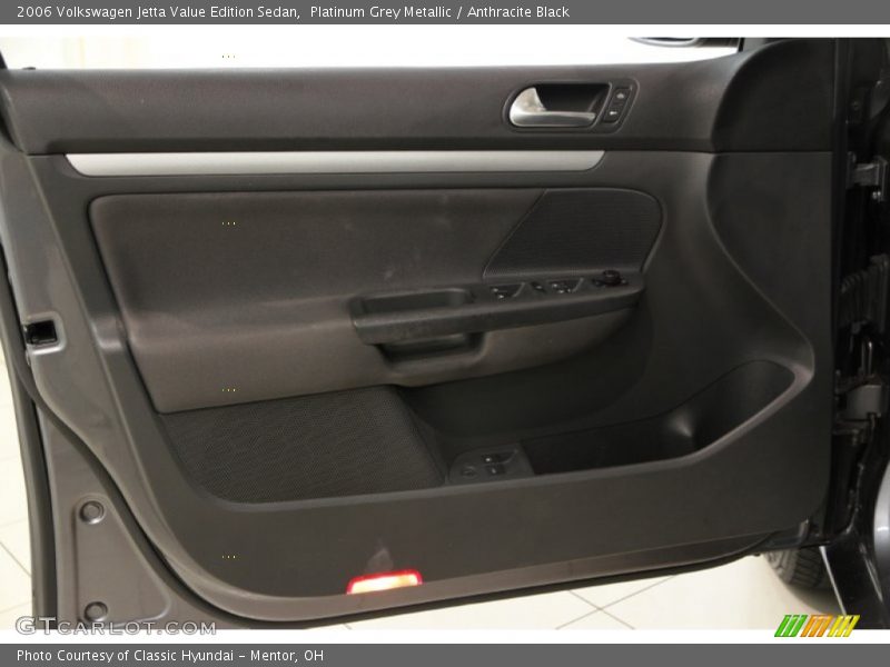 Platinum Grey Metallic / Anthracite Black 2006 Volkswagen Jetta Value Edition Sedan