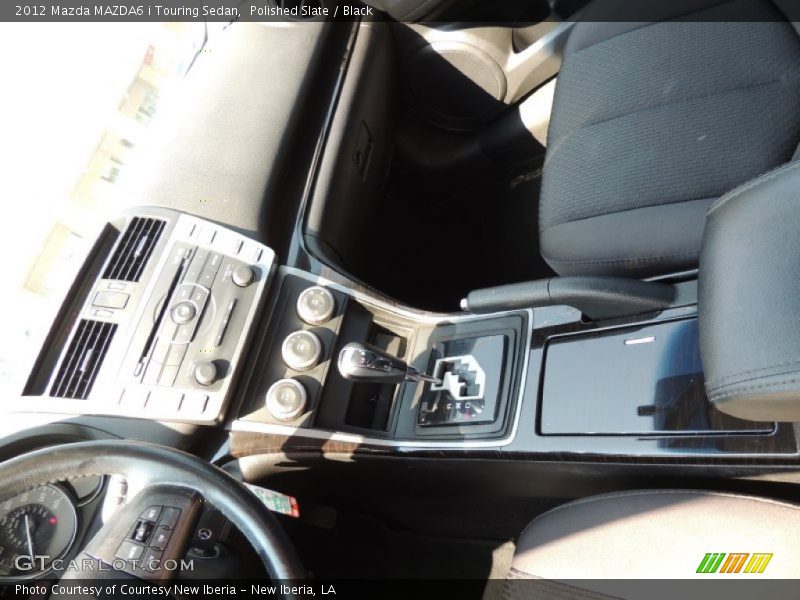 Polished Slate / Black 2012 Mazda MAZDA6 i Touring Sedan