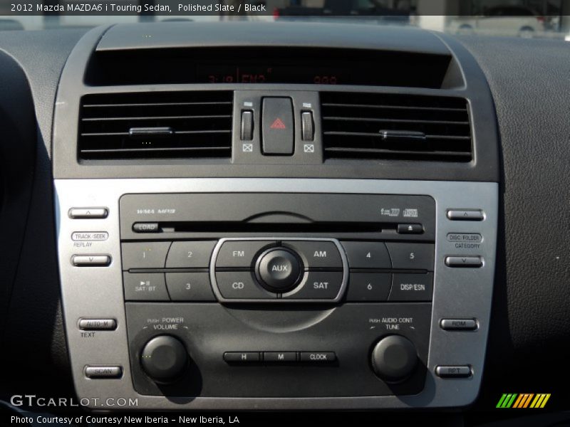 Polished Slate / Black 2012 Mazda MAZDA6 i Touring Sedan
