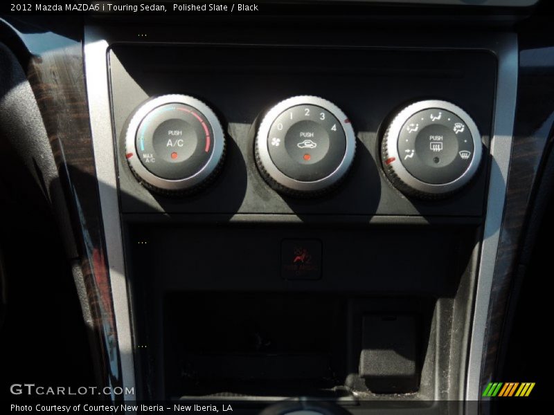 Polished Slate / Black 2012 Mazda MAZDA6 i Touring Sedan