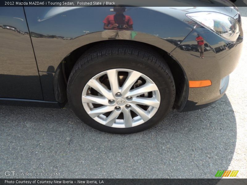 Polished Slate / Black 2012 Mazda MAZDA6 i Touring Sedan