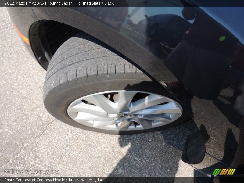 Polished Slate / Black 2012 Mazda MAZDA6 i Touring Sedan