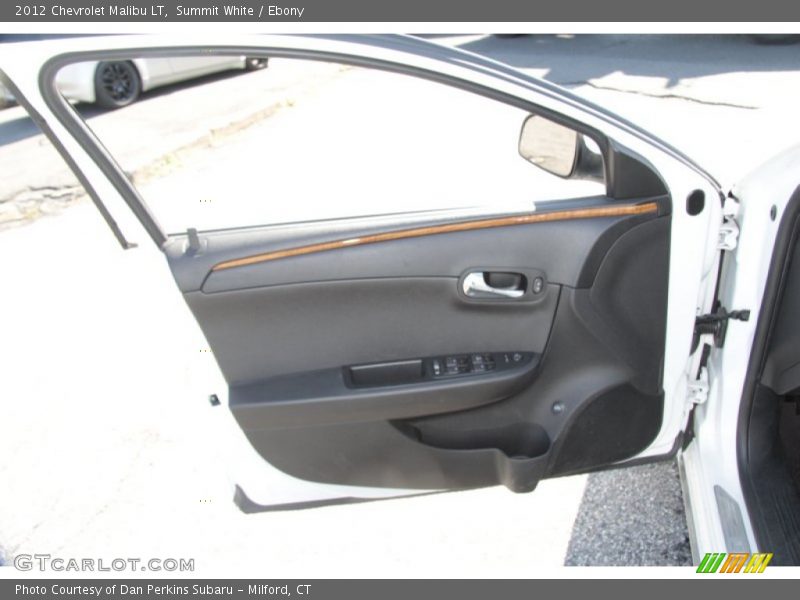 Summit White / Ebony 2012 Chevrolet Malibu LT