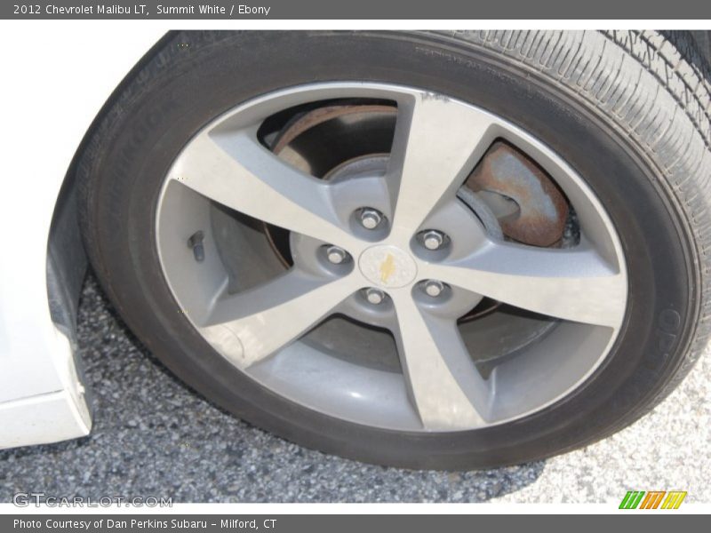 Summit White / Ebony 2012 Chevrolet Malibu LT