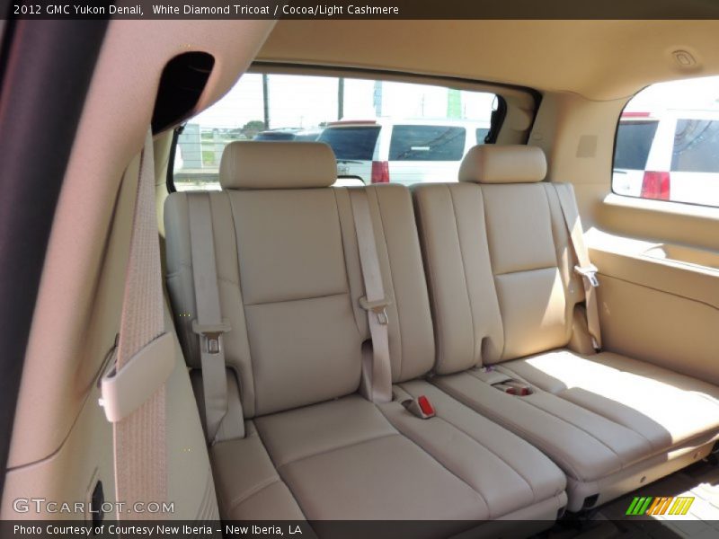 White Diamond Tricoat / Cocoa/Light Cashmere 2012 GMC Yukon Denali