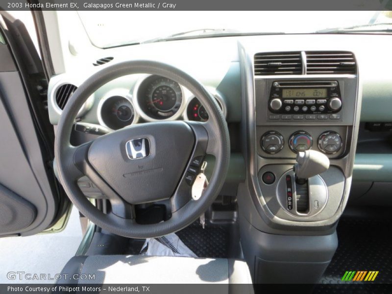 Galapagos Green Metallic / Gray 2003 Honda Element EX