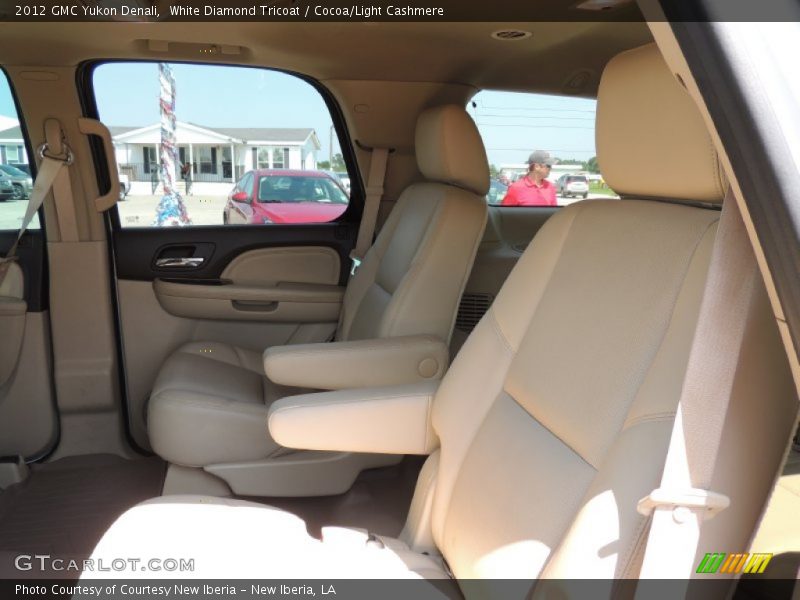 White Diamond Tricoat / Cocoa/Light Cashmere 2012 GMC Yukon Denali