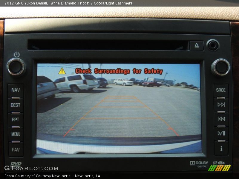 White Diamond Tricoat / Cocoa/Light Cashmere 2012 GMC Yukon Denali