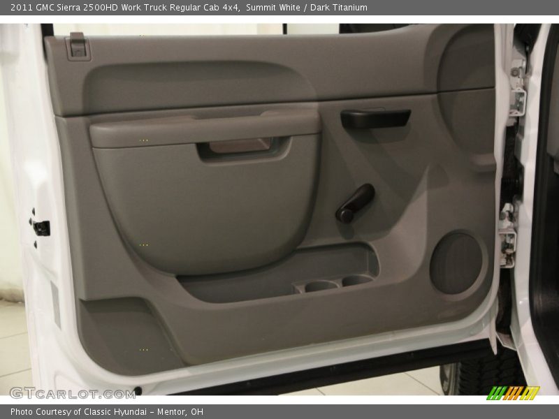 Summit White / Dark Titanium 2011 GMC Sierra 2500HD Work Truck Regular Cab 4x4