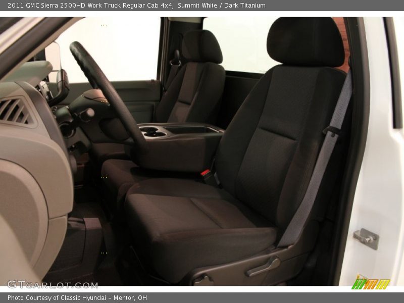 Summit White / Dark Titanium 2011 GMC Sierra 2500HD Work Truck Regular Cab 4x4