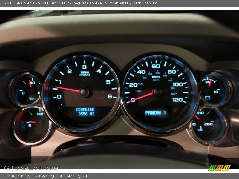 Summit White / Dark Titanium 2011 GMC Sierra 2500HD Work Truck Regular Cab 4x4