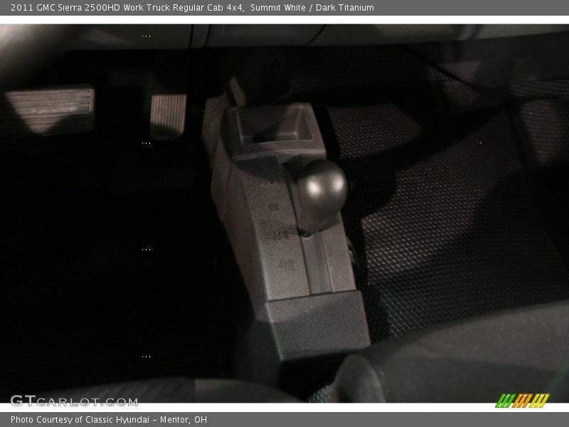 Summit White / Dark Titanium 2011 GMC Sierra 2500HD Work Truck Regular Cab 4x4