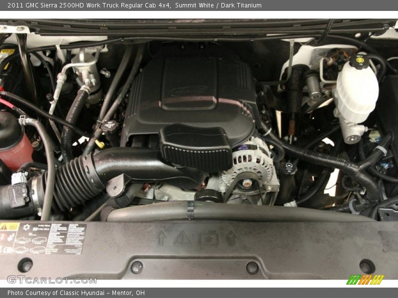 Summit White / Dark Titanium 2011 GMC Sierra 2500HD Work Truck Regular Cab 4x4