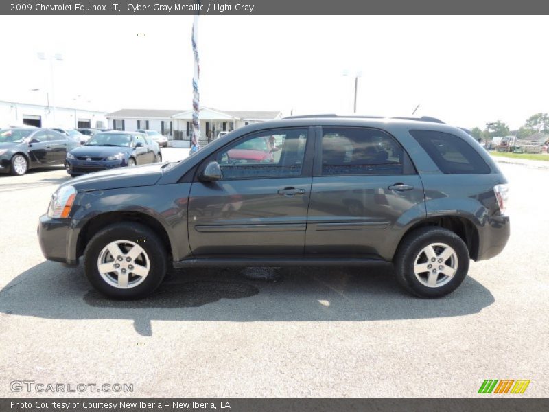 Cyber Gray Metallic / Light Gray 2009 Chevrolet Equinox LT