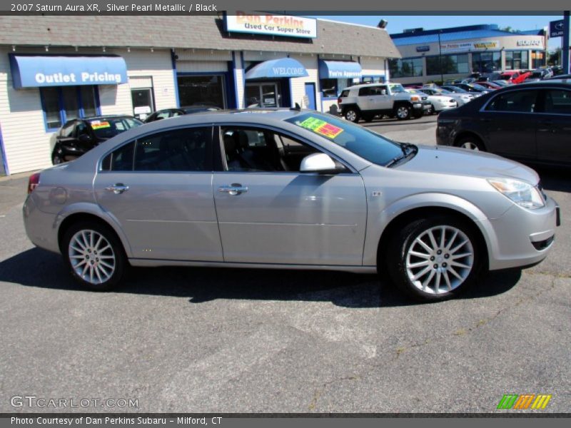 Silver Pearl Metallic / Black 2007 Saturn Aura XR