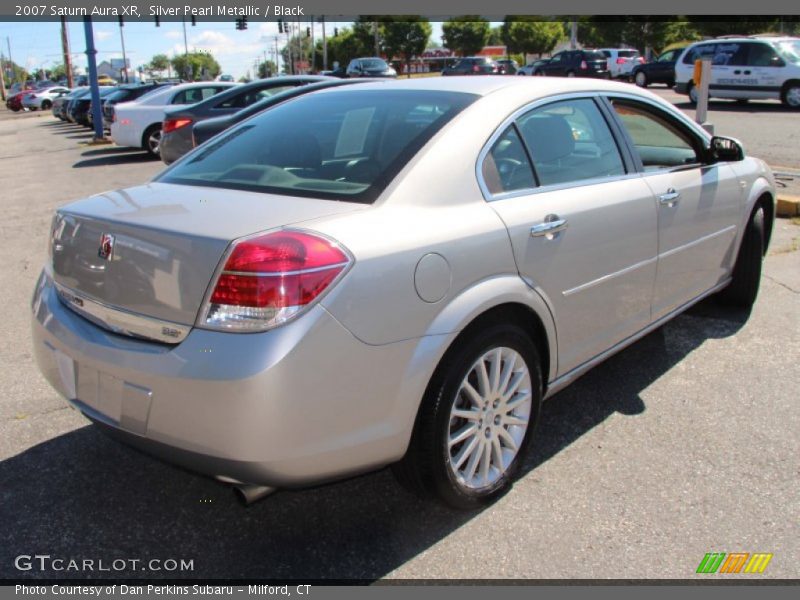 Silver Pearl Metallic / Black 2007 Saturn Aura XR