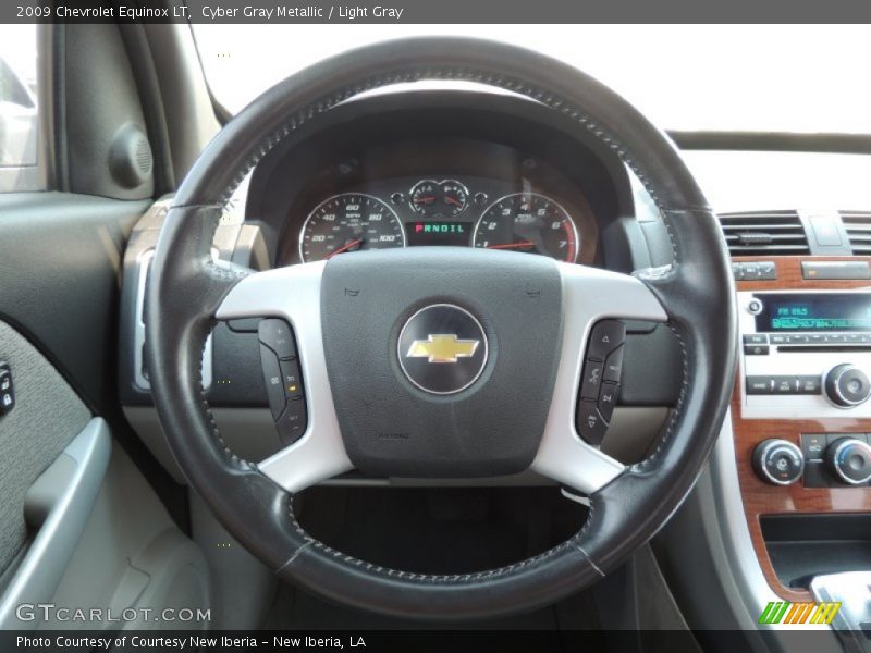 Cyber Gray Metallic / Light Gray 2009 Chevrolet Equinox LT