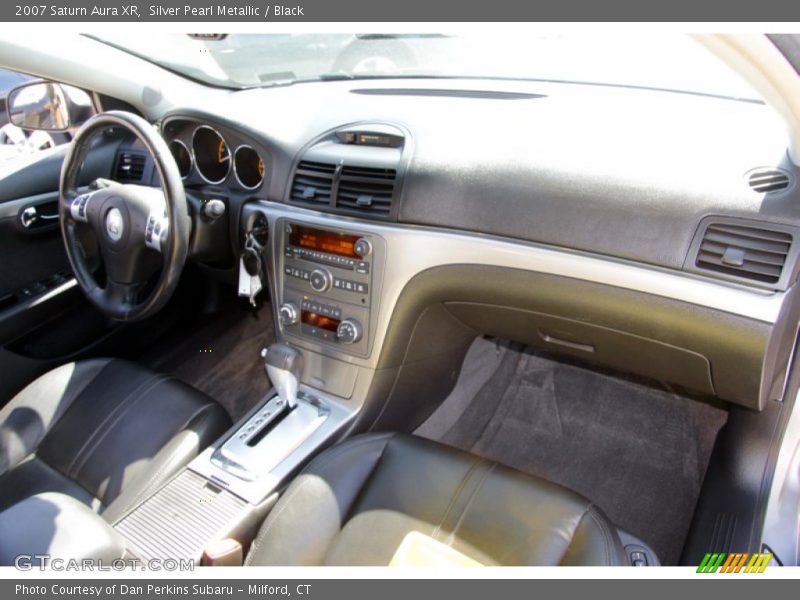 Silver Pearl Metallic / Black 2007 Saturn Aura XR
