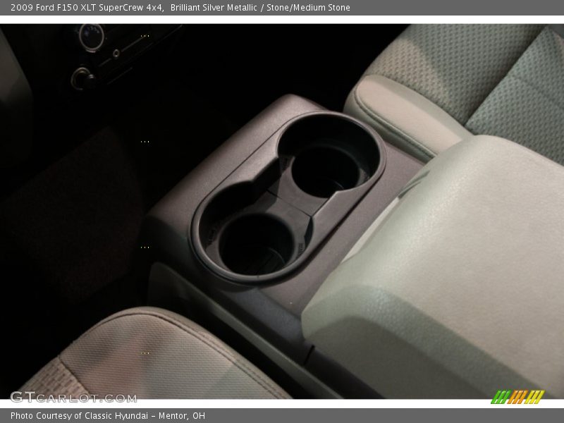 Brilliant Silver Metallic / Stone/Medium Stone 2009 Ford F150 XLT SuperCrew 4x4
