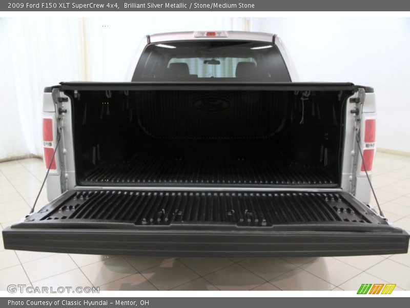 Brilliant Silver Metallic / Stone/Medium Stone 2009 Ford F150 XLT SuperCrew 4x4